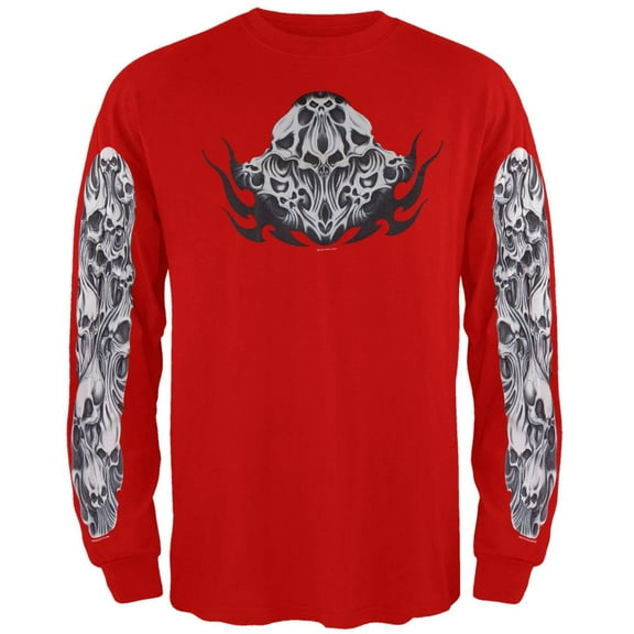 Gummy Skulls Long Sleeve T-Shirt - Medium