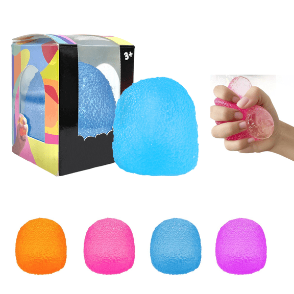 Gummy Squeeze Gumdrop squishy toys,Malt Sugar Gumdrop, Adult Cute Sensory Fidget Autism Stress Ball for Anxiety Stress Relief Thing ADHD Office Mental Health Gifts Blue