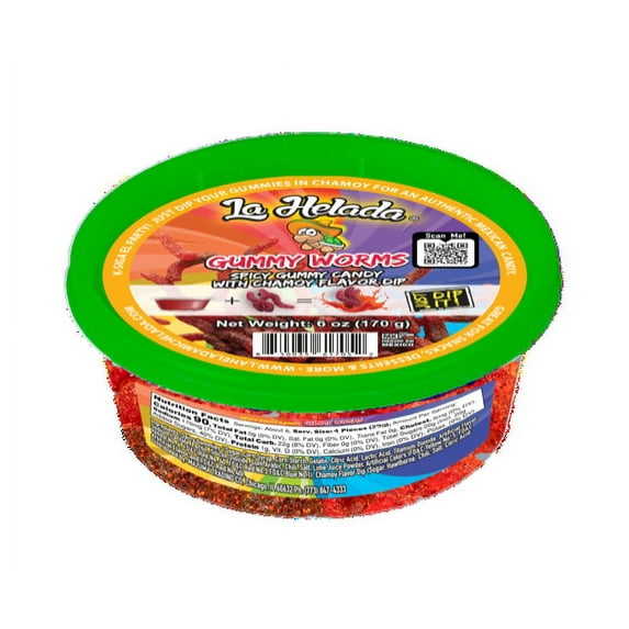Gummy Worms with Chamoy Dip, 1 Pack