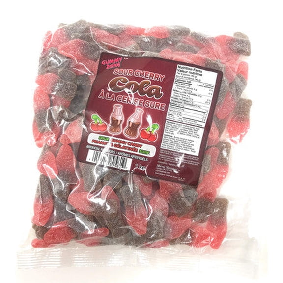 Gummy Zone, Sour Cherry Cola Candy, 1kg, 2.2lb