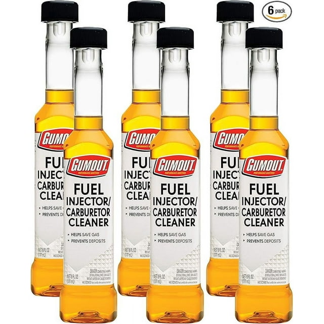 Gumout 510021W-6PK Fuel Injector & Carburetor Cleaner, 6 oz. (Pack of 6)