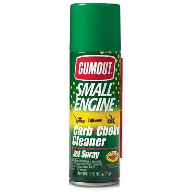 Gumout 6 OZ Carb & Choke Cleaner Jet Spray Cleans The Outside Of The C