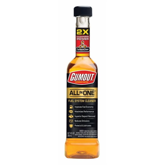 Gumout All-In-One Complete Fuel System Cleaner Additive, 10 oz