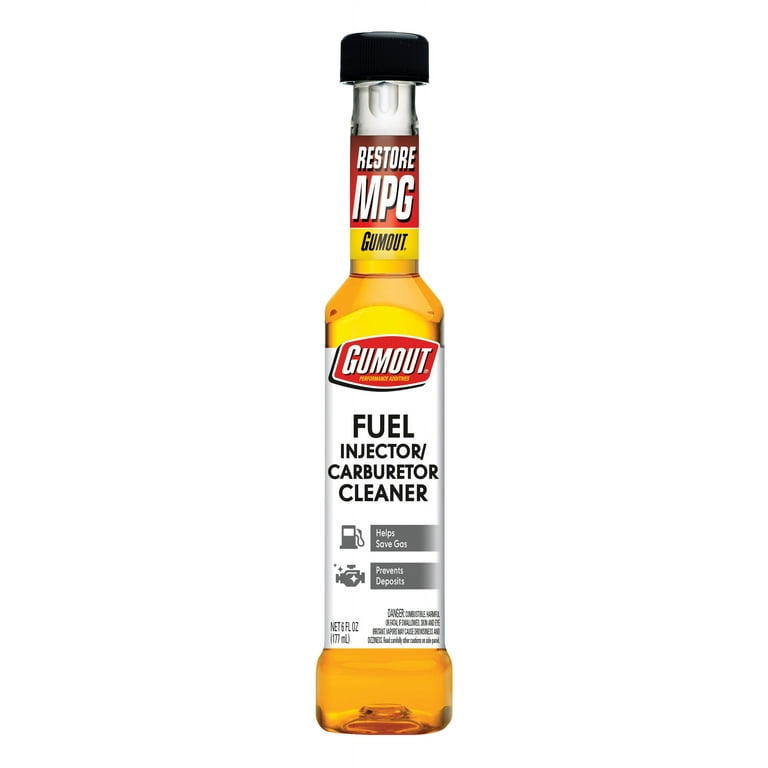 Gumout Fuel Injector Cleaner, Carb Cleaner Additive, 6 oz
