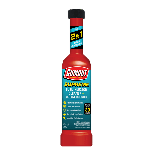 Octane Poster Gumout Supreme 510233 Fuel Injector Cleaner, Octane Booster, Maximizes ...