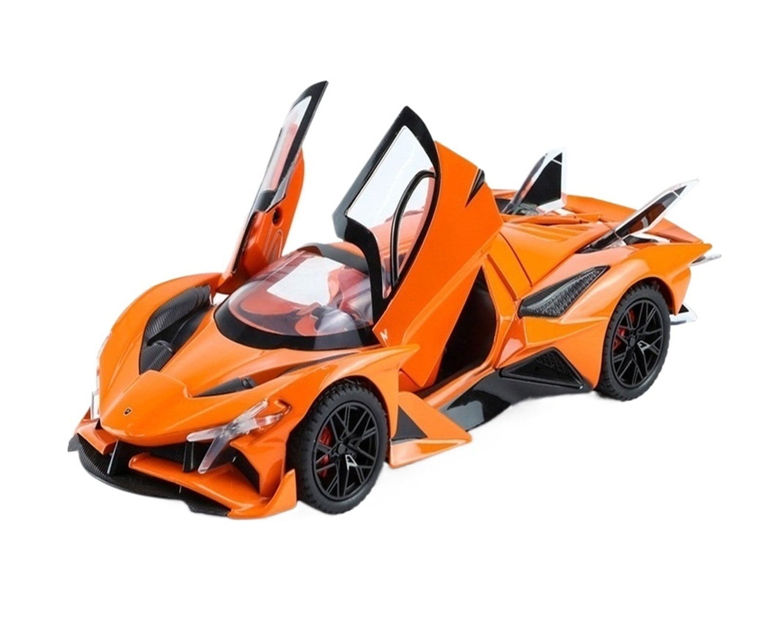 APOLLO ORANGE ver 展示品 Gumpert Apollo Project Evo Miniature Metal Supercars 1/24