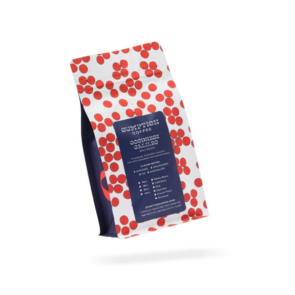 Gumption Coffee | Goodness Galileo - Bold Blend | Whole Bean Specialty Coffee | 12oz