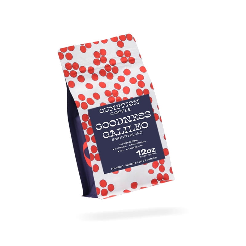Gumption Coffee | Goodness Galileo - Bold Blend | Whole Bean Specialty Coffee | 16oz