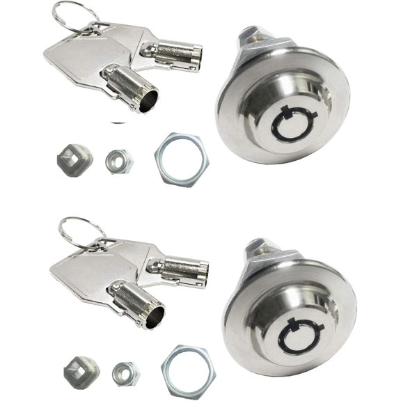 Gun Cabinet Original Homak Toolbox Lock 3/4" Replacement Lock Item# 2417 (Keyed Alike X 2)