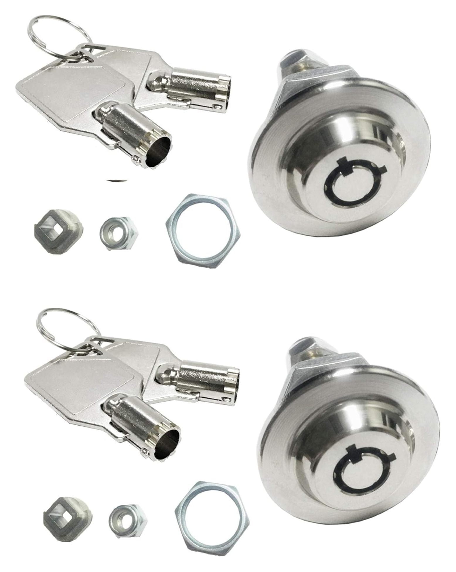 Gun Cabinet Original Homak Toolbox Lock 5/8" Replacement Lock Item# 2417 Keyed alike X 2