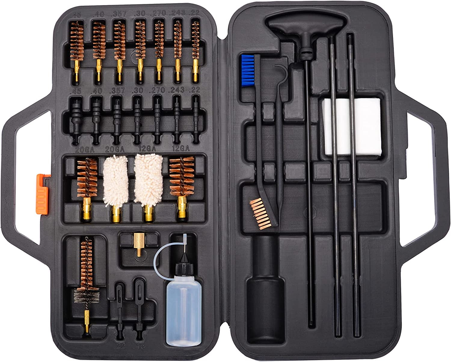 Elite Edition Universal Gun Cleaning Kit for Rifles, Handgun, Shotgun, and Pistol with Portable