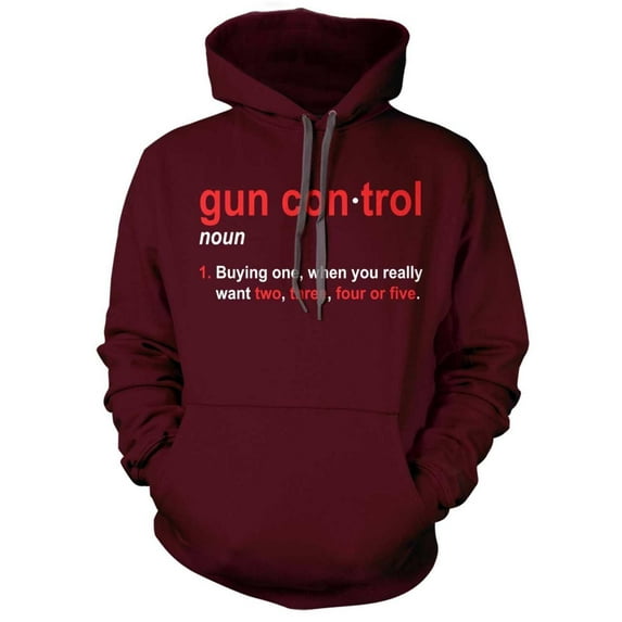 Gun Control Definition Hoodie