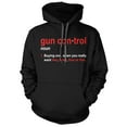 thumbnail image 1 of Gun Control Definition Hoodie, 1 of 7