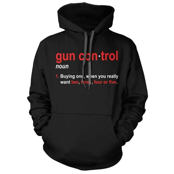 Gun Control Definition Hoodie