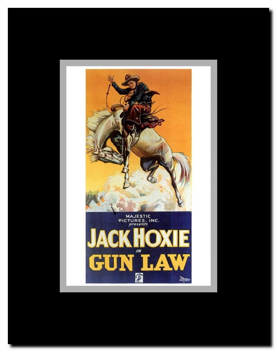Gun Law Framed Movie Poster