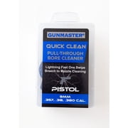 Gun Master Pull through Woven Bore Snake style .357/.38/.308 cal./9mm in Plastic Storage Case.