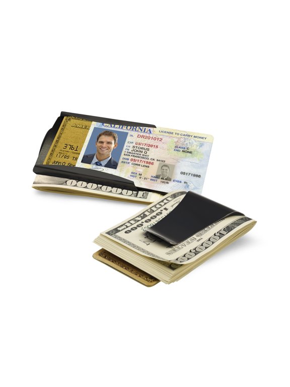 Gun Metal Finish Smart Money Clip QGP8036