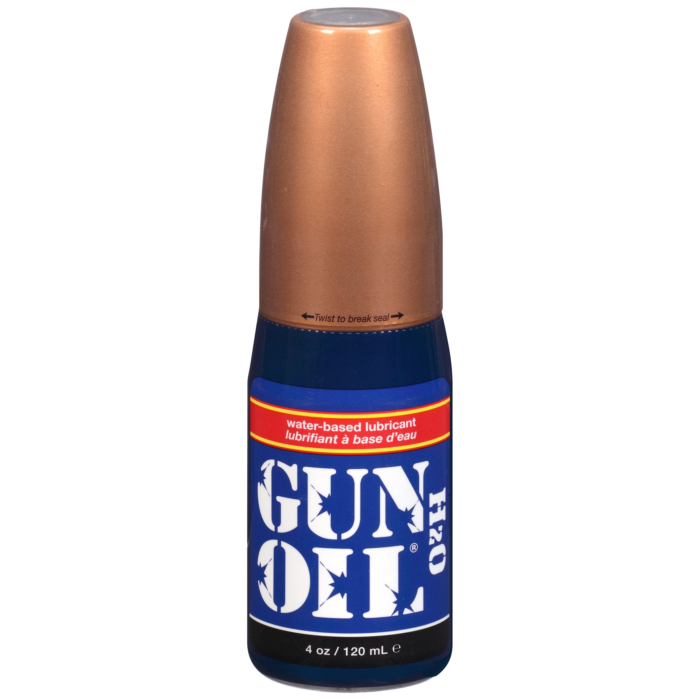 GUN OIL H2O Lube - Premium Water Based Personal Lubricant - 4oz / 140 ml Bottle - DISCREET SHIPPING!