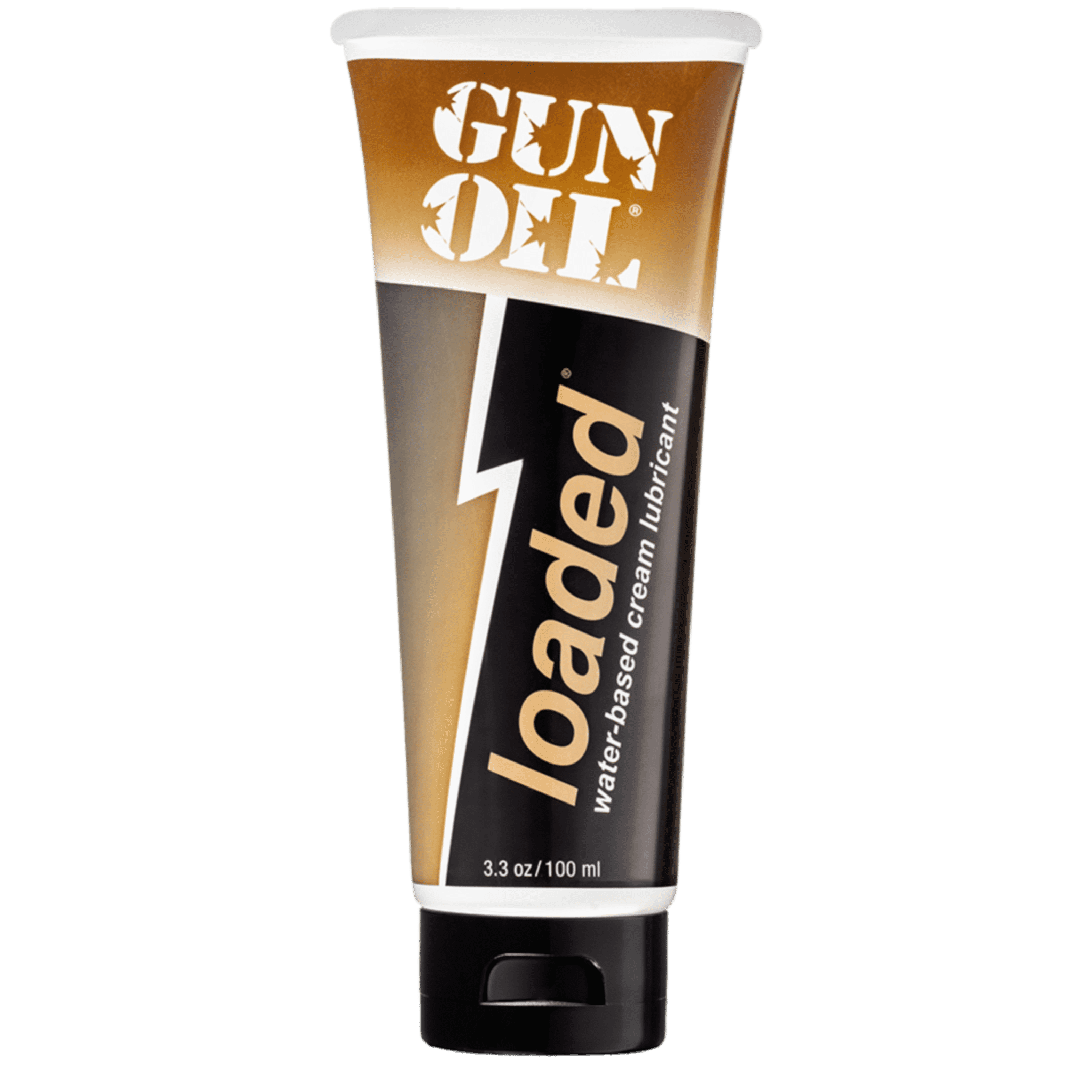 Gun Oil Loaded Lube Water Based Cream Personal Lubricant 3.3 fl.oz