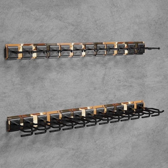 Blacksmith Wall Mount Heavy Duty Stainless Steel Display Rack for 12 Slot,Yellow