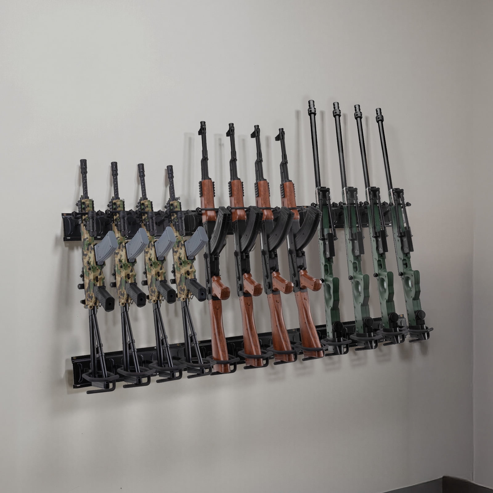 Gun Mount Gun Holder Metal Gun Rack Storage Rifles Shotgun Hooks Wall