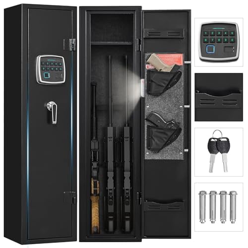 OME-AKG5N-132W 15-20 Gun Safe, Large Fingerprint Gun Safe for Pistols, - KaveySa