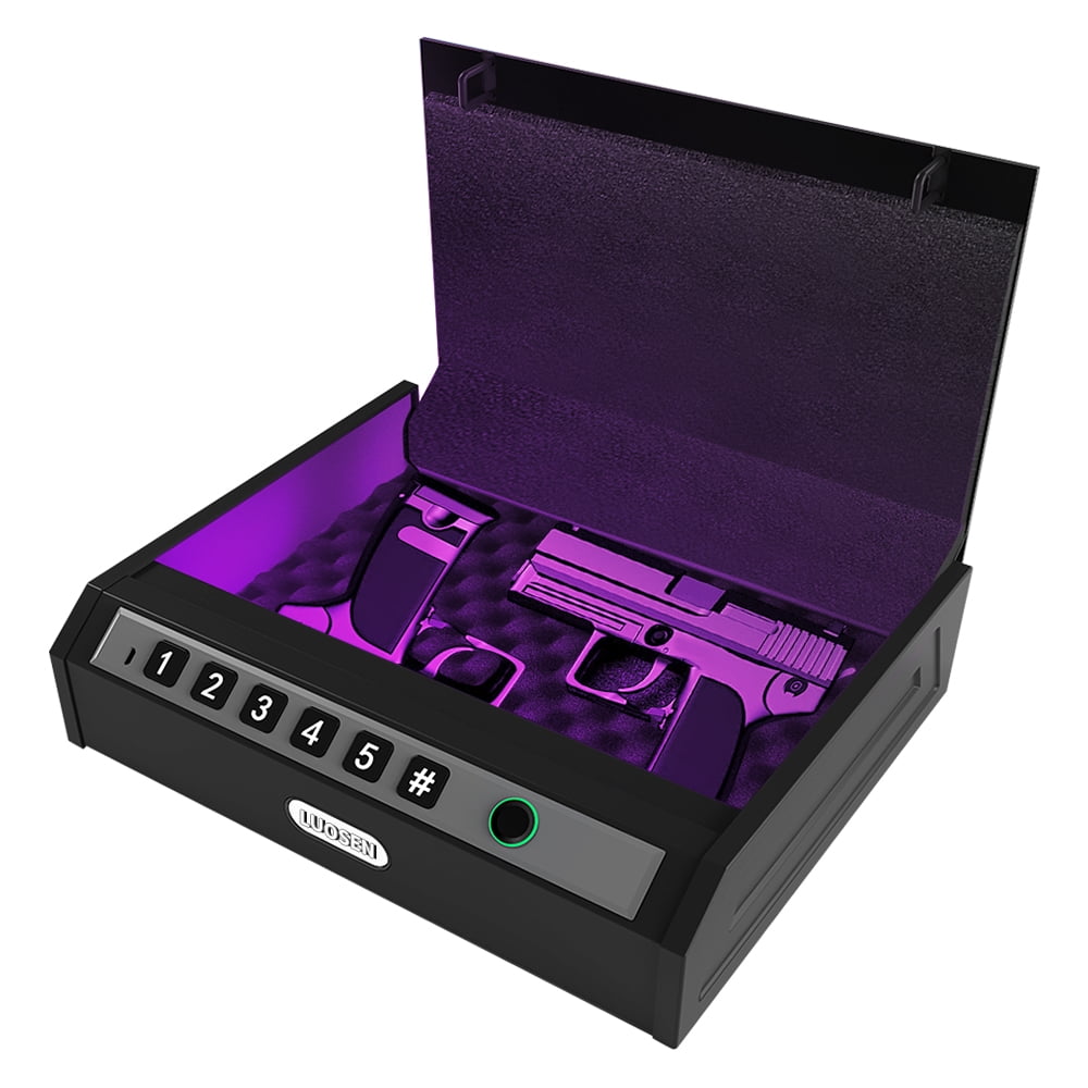 Biometric Safe Biometric Gun Safe For Pistols QuickAccess Handgun Safe