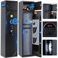 thumbnail image 1 of Gun Safe,BlackSmith Digital 6 Gun Safes with Lock Box and Removable Shelf,Password Quick Access Rifle Safe Gun Cabinet for Rifles,Shotguns,Pistols, 1 of 8