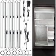thumbnail image 1 of Gun Safe Light Kit - Door Activated Safe Lights, 6 PCS x 12 Inch Slim LED Light Bars for Inside Cabinets, Closets, Pantries, Cold White 6000K$$Tools & Hardware Other, 1 of 6