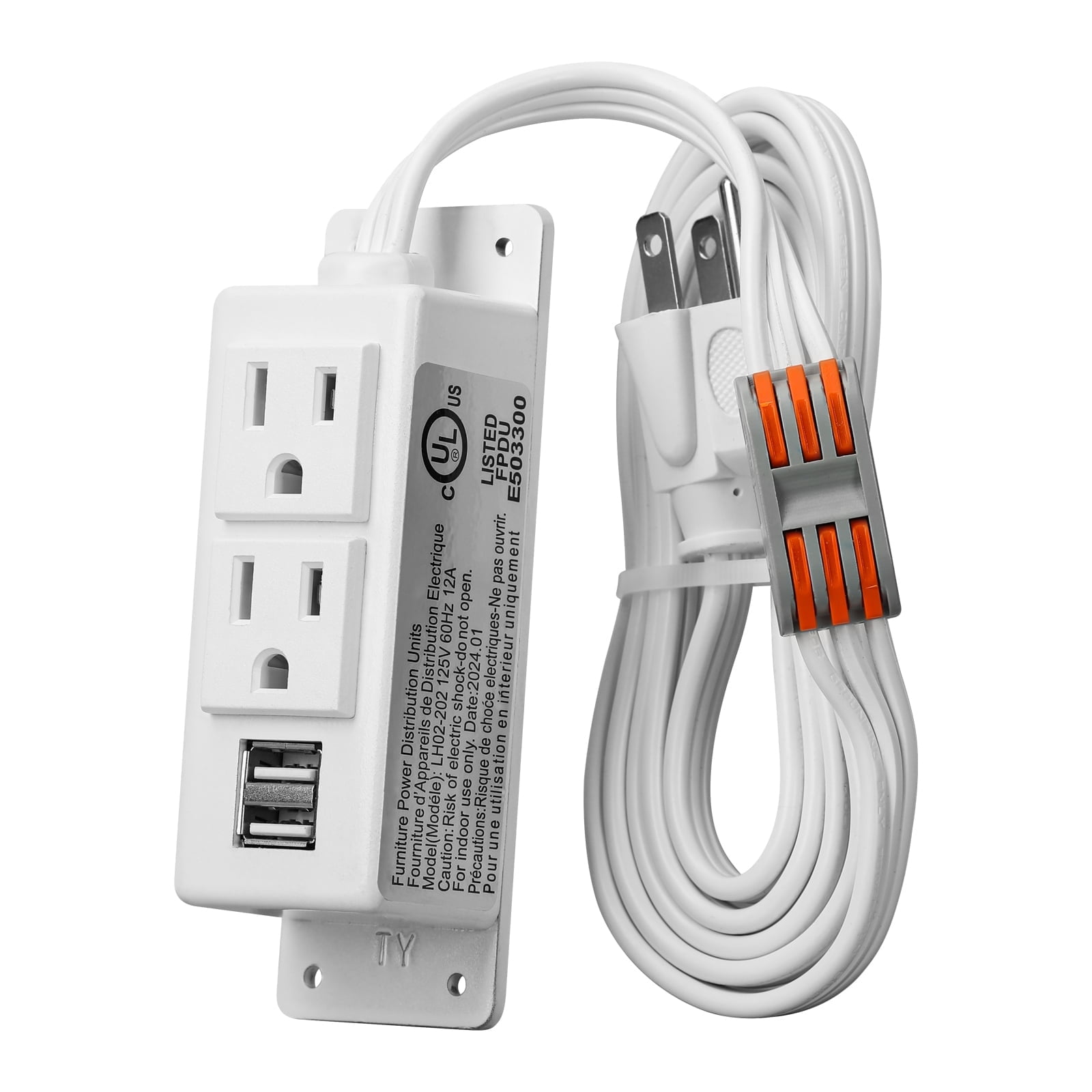 Briidea Gun Safe Power Outlet Kit, Universal Fit, AC & USB Outlet, Includes Adapter, 1 Pack, for Interior Dehumidifiers and Lights