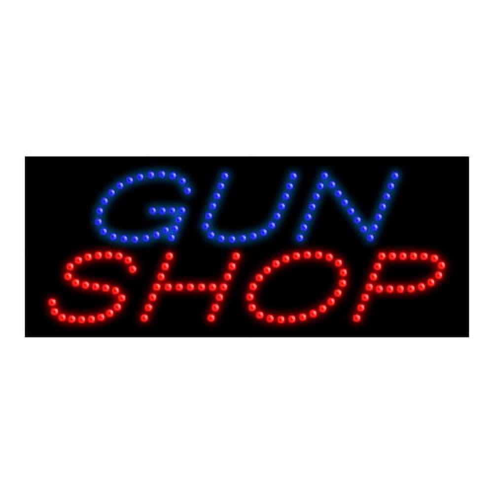 Gun Shop-LED Dots Sign Made in USA - Walmart.com