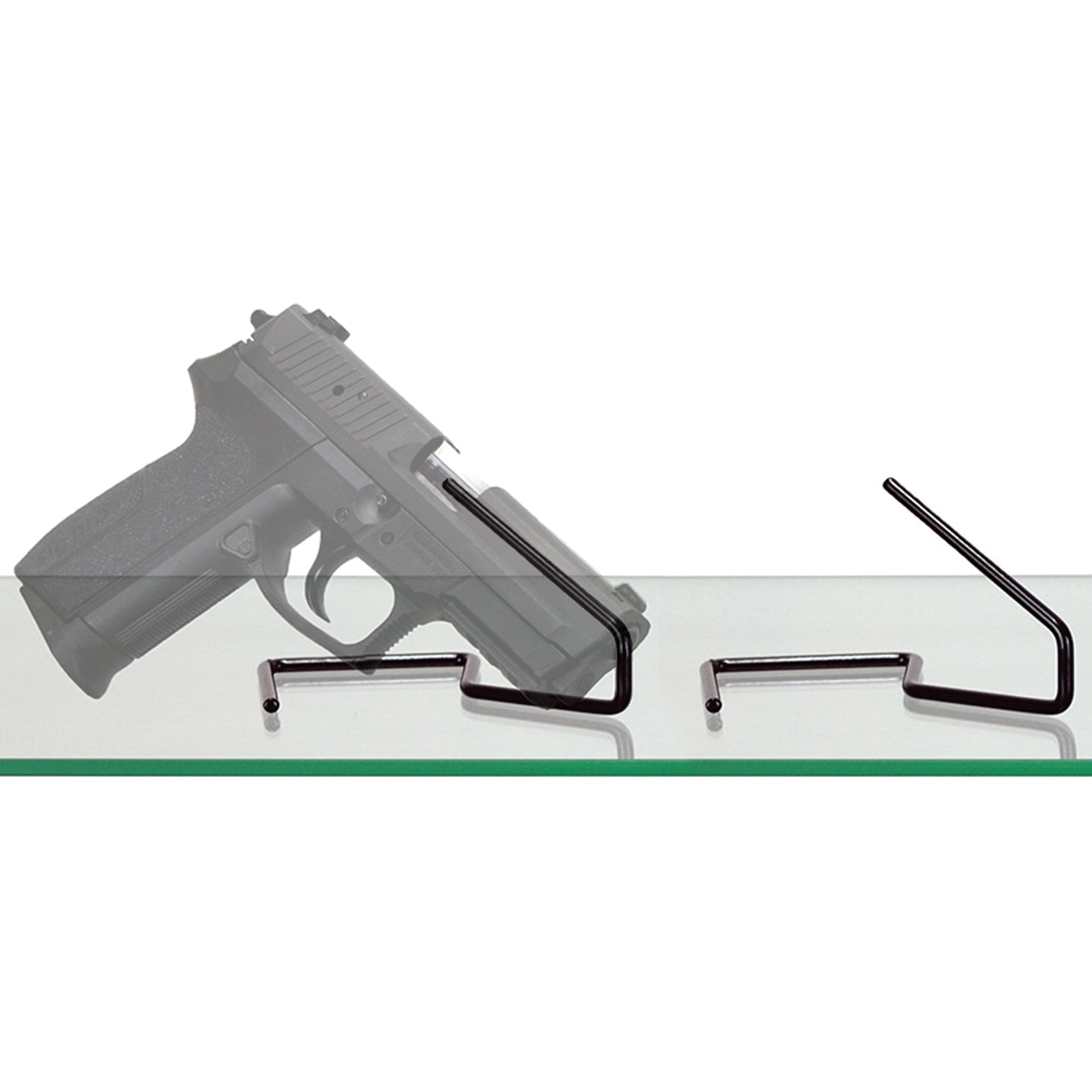 Gun Storage Solutions Kikstands, Vinyl coated, Fits Guns As Small As .22 caliber, 1 Gun Per Stand, 2 Pack KIK2 | Bundle of 5 Each