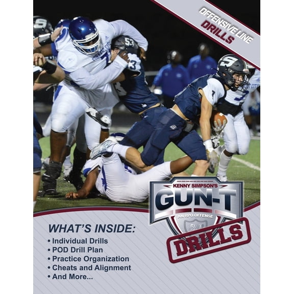 Gun T Offensive Line Drill Book (Paperback)