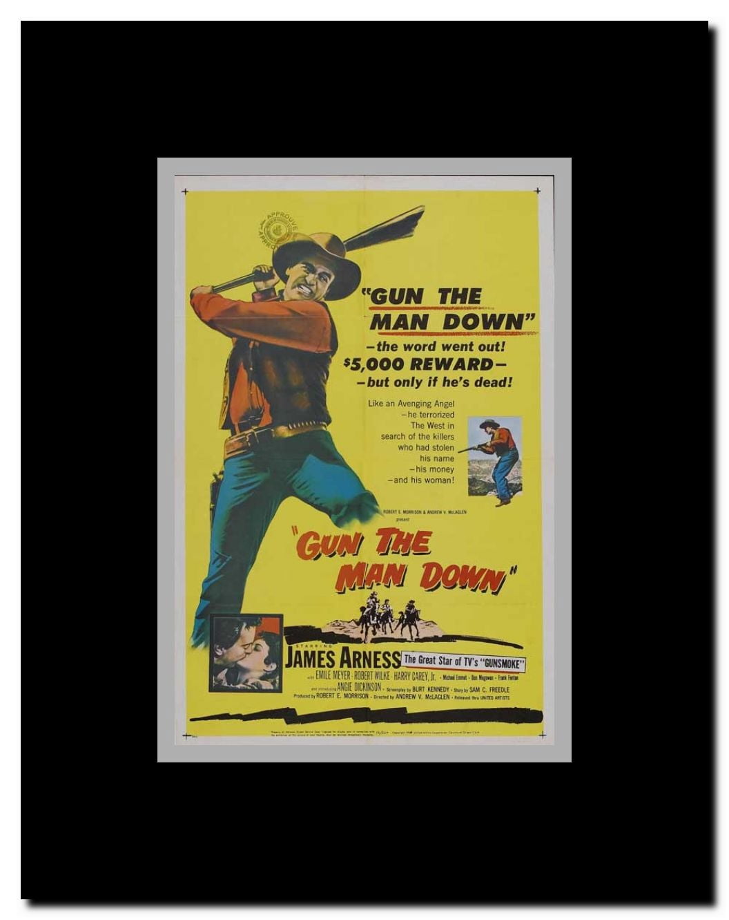 Gun the Man Down Framed Movie Poster