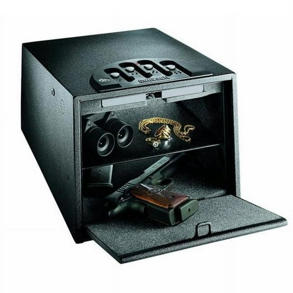 GunVault Multivault Deluxe Gun Safe, 16-Gauge Steel, Motion Detector, Tamper Indicator