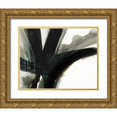 thumbnail image 1 of Guna Bianka 24x20 Gold Ornate Wood Framed with Double Matting Museum Art Print Titled - Midnight Abstract III, 1 of 4