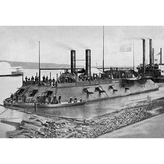 Gunboat - The Cairo Fine art canvas print (20" x 30")