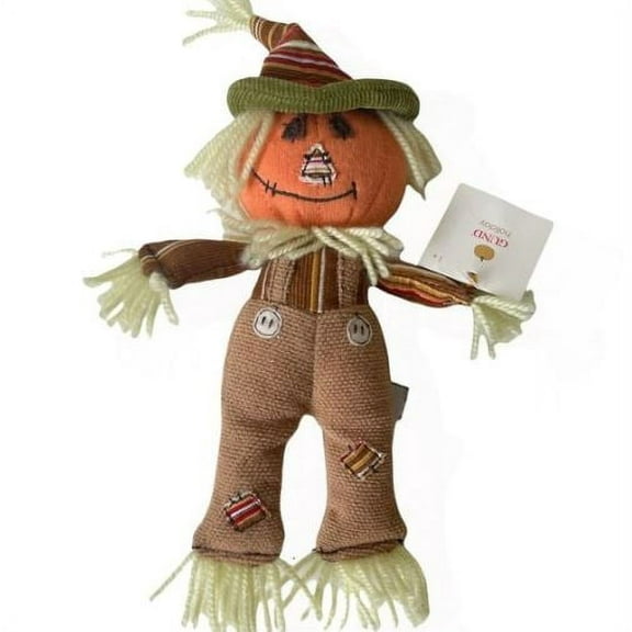Gund Autumn Collection Clemson Scarecrow Pumpkin Halloween Decor 9"