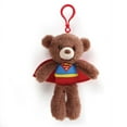 thumbnail image 1 of Gund DC Universe Superman 6.5 Inch Plush Bear Figure Clip, 1 of 1