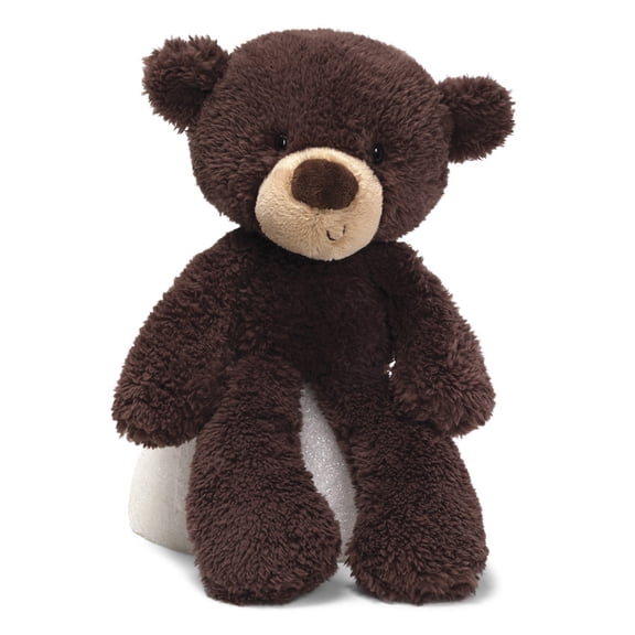 GUND Fuzzy Teddy Bear, Premium Stuffed Animal for Ages 1 and Up, Chocolate Brown, 13.5