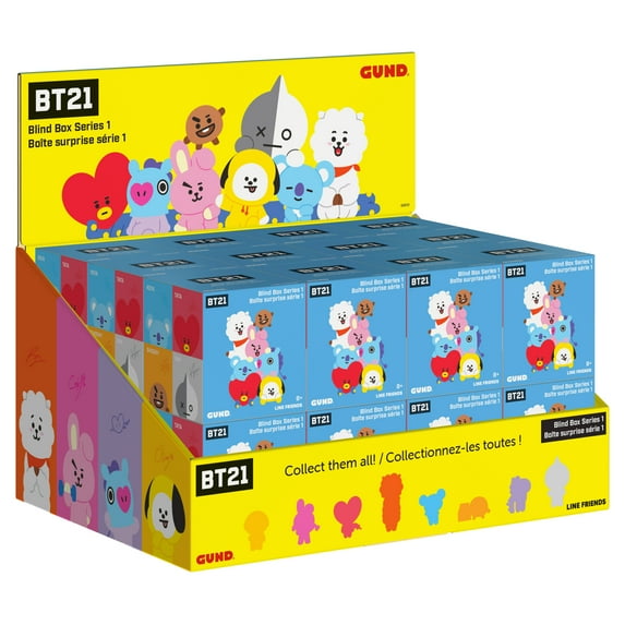 Gund Line Friends BT21 Blind Box Series #1 Mystery 3" Stuffed Plush