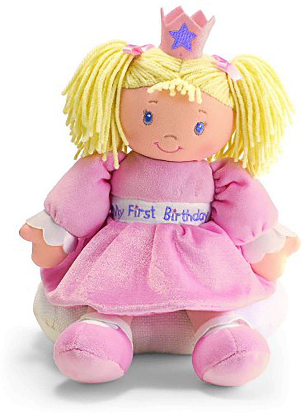 Gund My 1st Birthday Princess Doll Soft Baby Toy with Musical