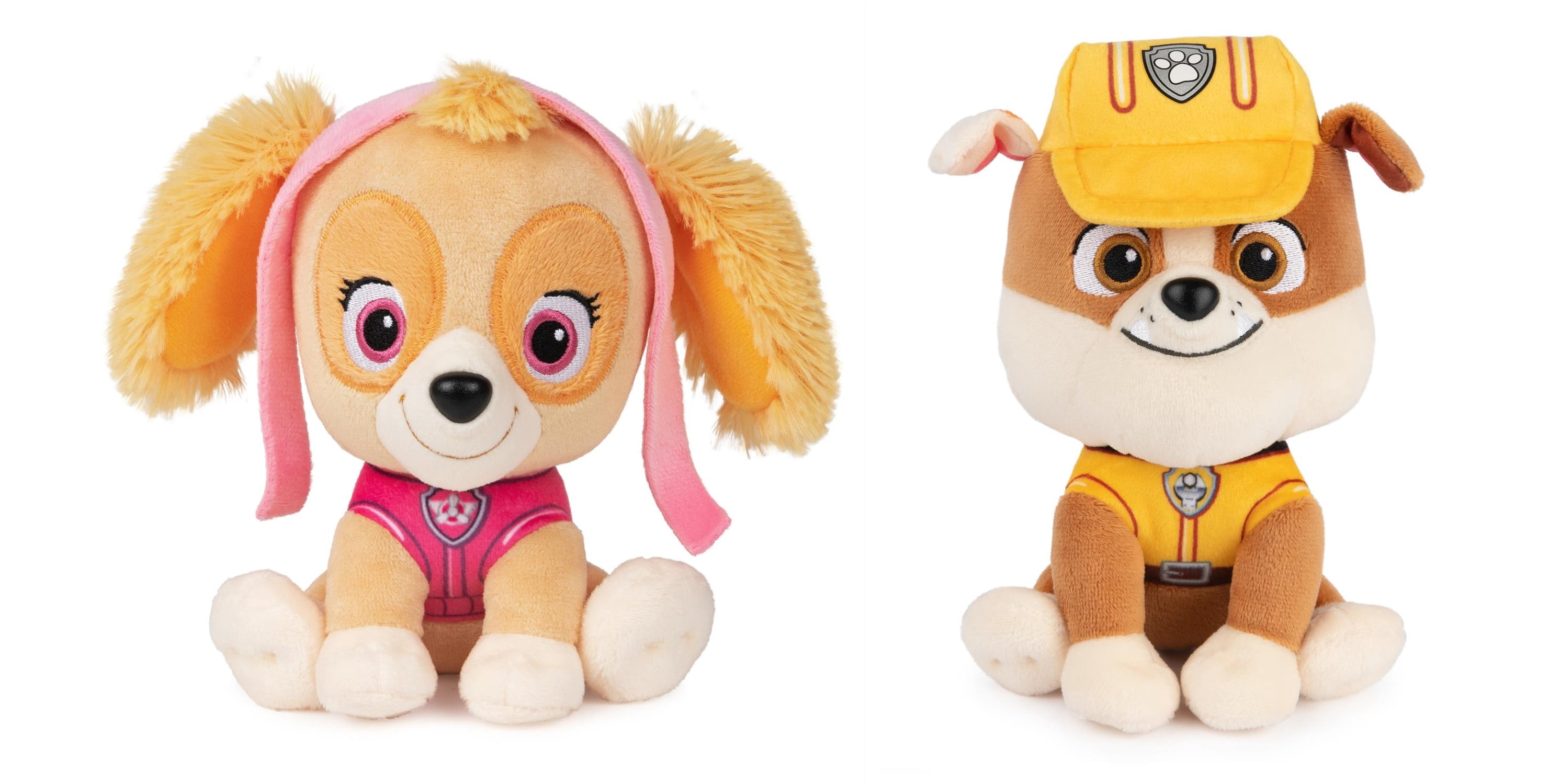 Gund Paw Patrol Plush Bundle of 2, 6 inch Skye and Rubble Officially Licensed