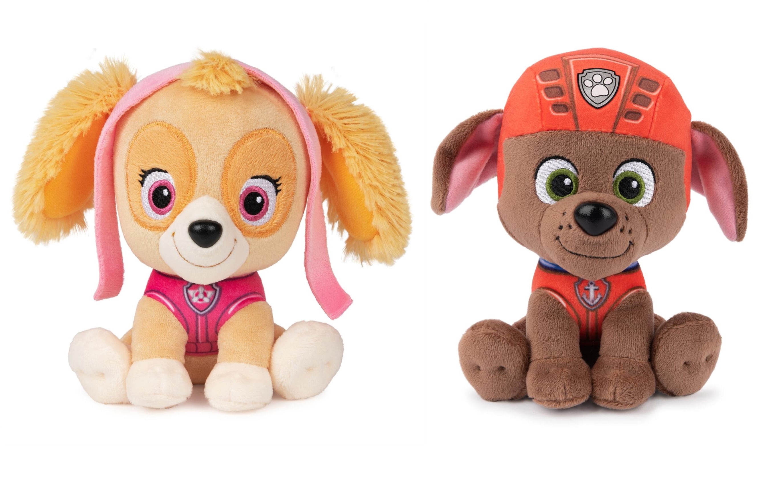 Paw Patrol Plush Bundle of 2, 6 inch Skye and Zuma Officially Licensed ...