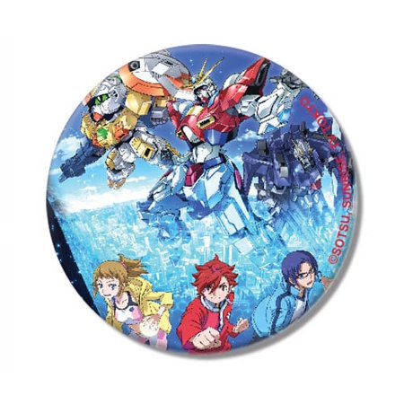 Gundam Build Fighters Try Characters Anime 1.25" Button GE-16711