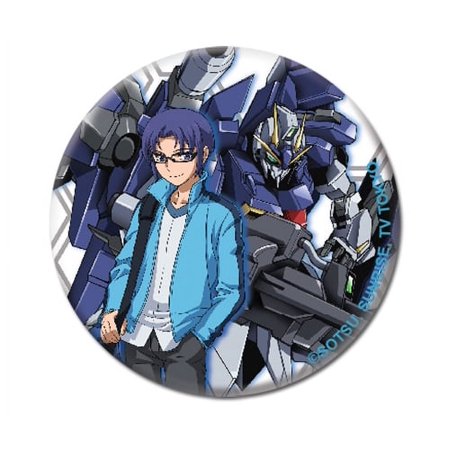 Gundam Build Fighters Try Yuuma & Lightning Anime 1.25" Button GE-16714