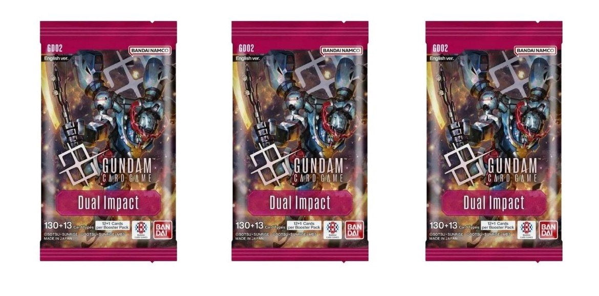 gundam card game booster box gd02 Mobile Suit Gundam Build your next combo Gundam Card Game Booster Pack