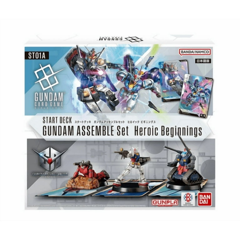 Gundam Card Game Assemble Starter Set - Heroic Beginnings (ST01A