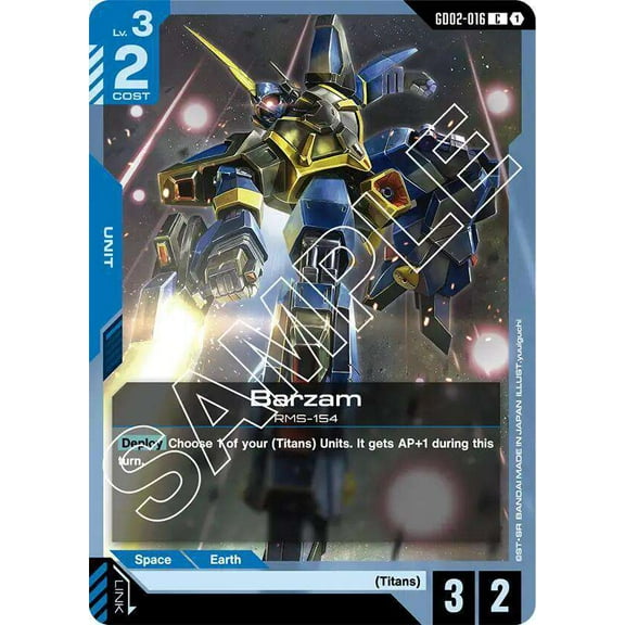 Gundam Dual Impact Common Barzam GD02-016