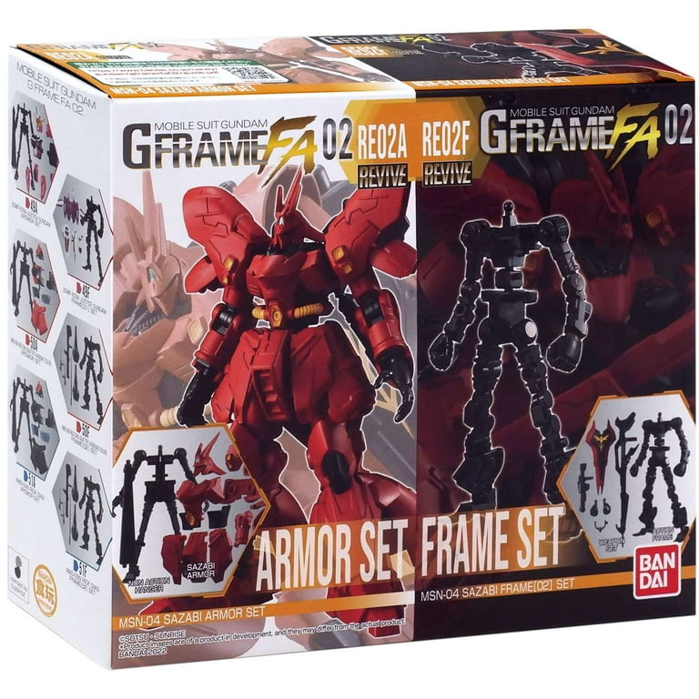Gundam G Frame MSN-04 Sazabi Armor & Frame Set Model Kit